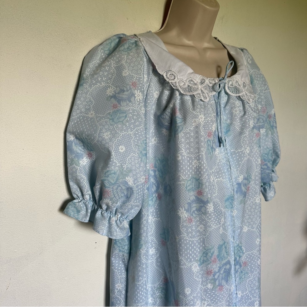 Komar Kids Blue Floral Nightgown